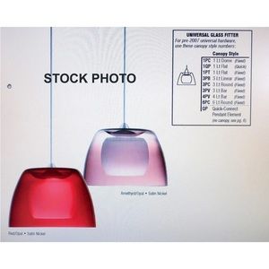 Besa Lighting 1XC-A34407-SN Lexi LV Mini Pendant-Amethyst/Opal Glass-Sat Nickel